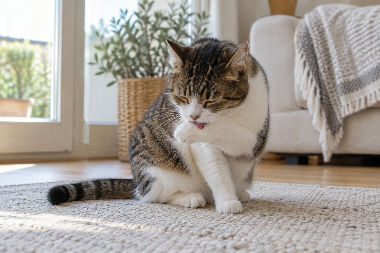 Hygiène du chat : le bain reste une exception