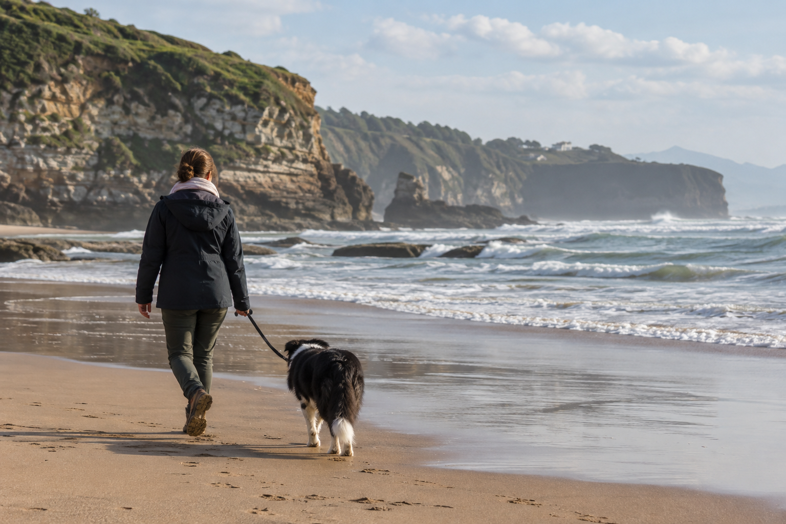 À Bidart, deux promeneuses et leur chien secourus face à la marée
